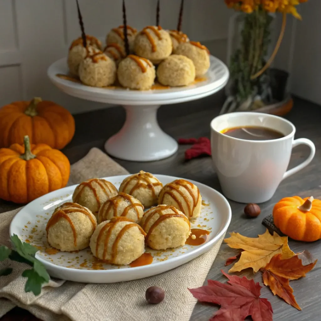 No-Bake Pumpkin Cheesecake Balls – Easy Fall Dessert Bites 8 steps preparation of no-bake pumpkin cheesecake balls
