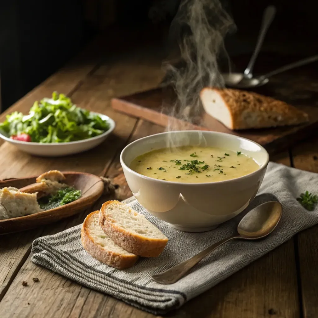 Creamy Potato Leek Soup 8 servings