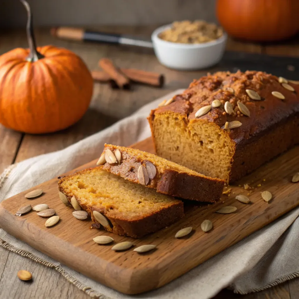 Almond Flour Pumpkin Bread