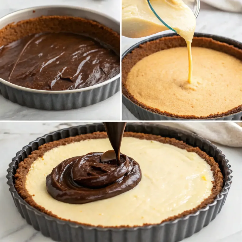 Chocolate Cheesecake – Rich, Creamy, and Decadent 7 Step-by-step process of making chocolate cheesecake
