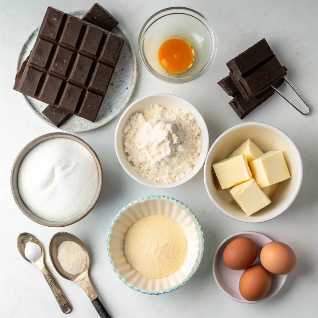 Rich Chocolate Ganache Tart 6 Ingredients for making chocolate ganache tart