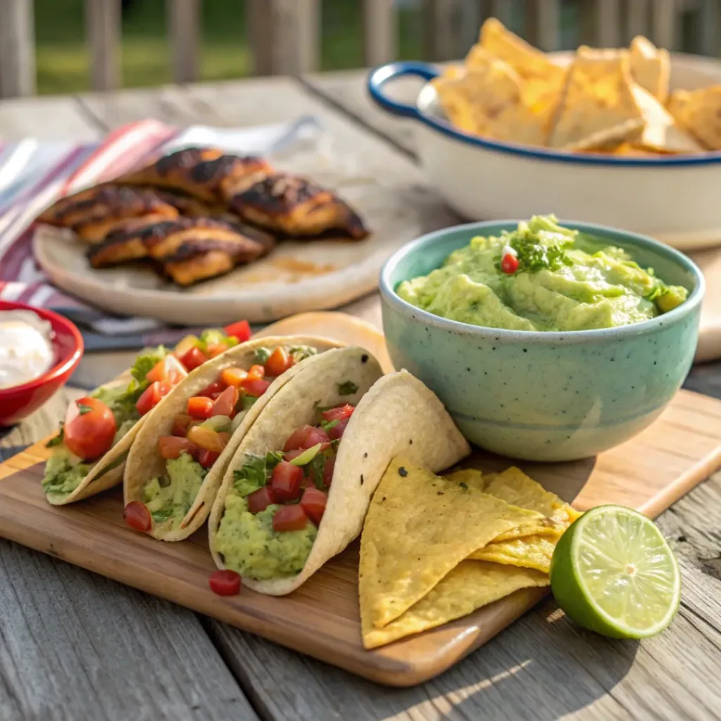 Easy Creamy Avocado Salsa – Ready in Minutes 8 Creamy avocado salsa served with tortilla chips and tacos