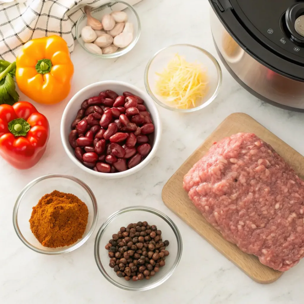 Healthy Instant Pot Turkey Chili Recipe 6 Ingredients for Instant Pot turkey chili
