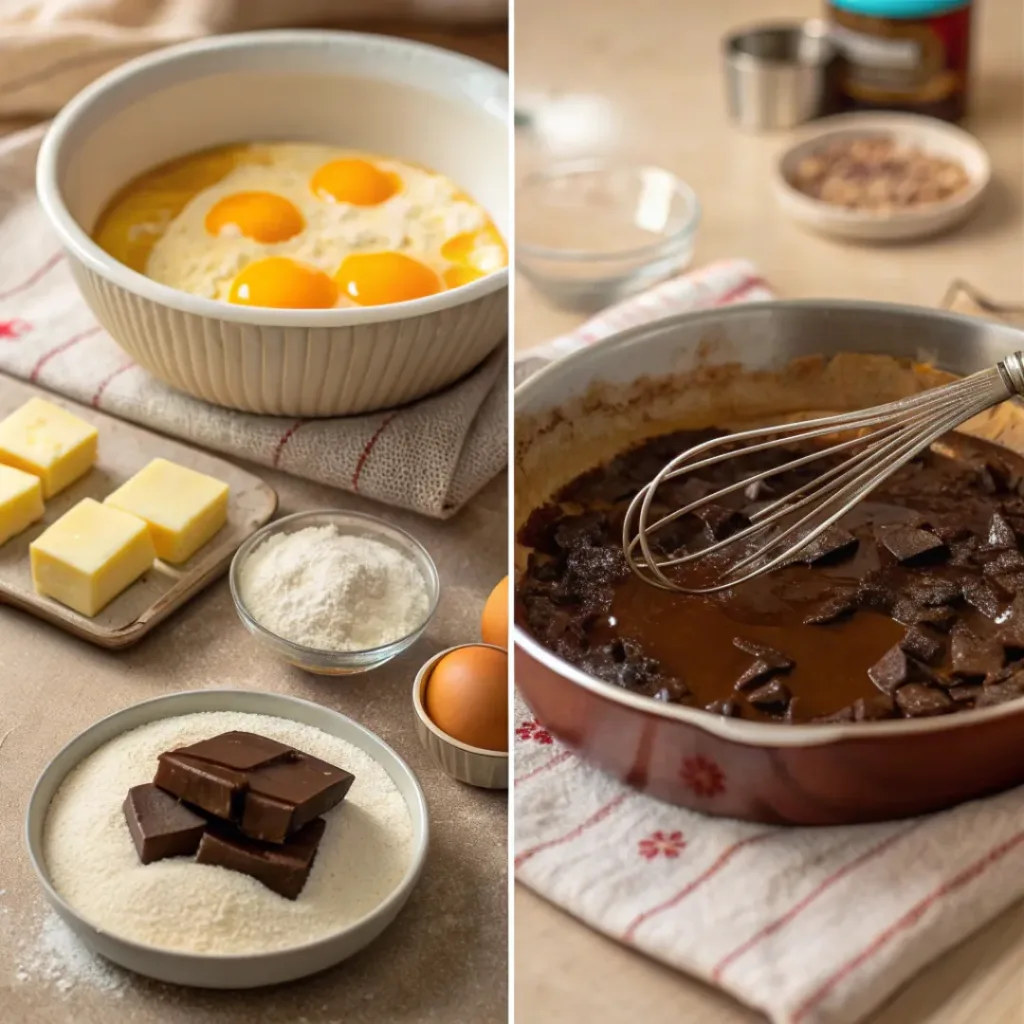 Flourless Chocolate Cake – Rich, Decadent, and Gluten-Free 7 Step-by-step making of flourless chocolate cake