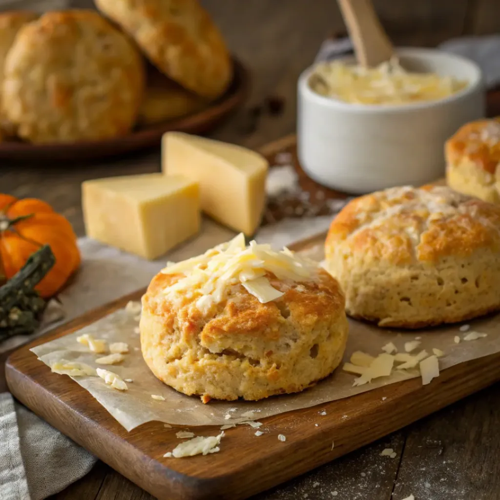 Pumpkin Parmesan Scones