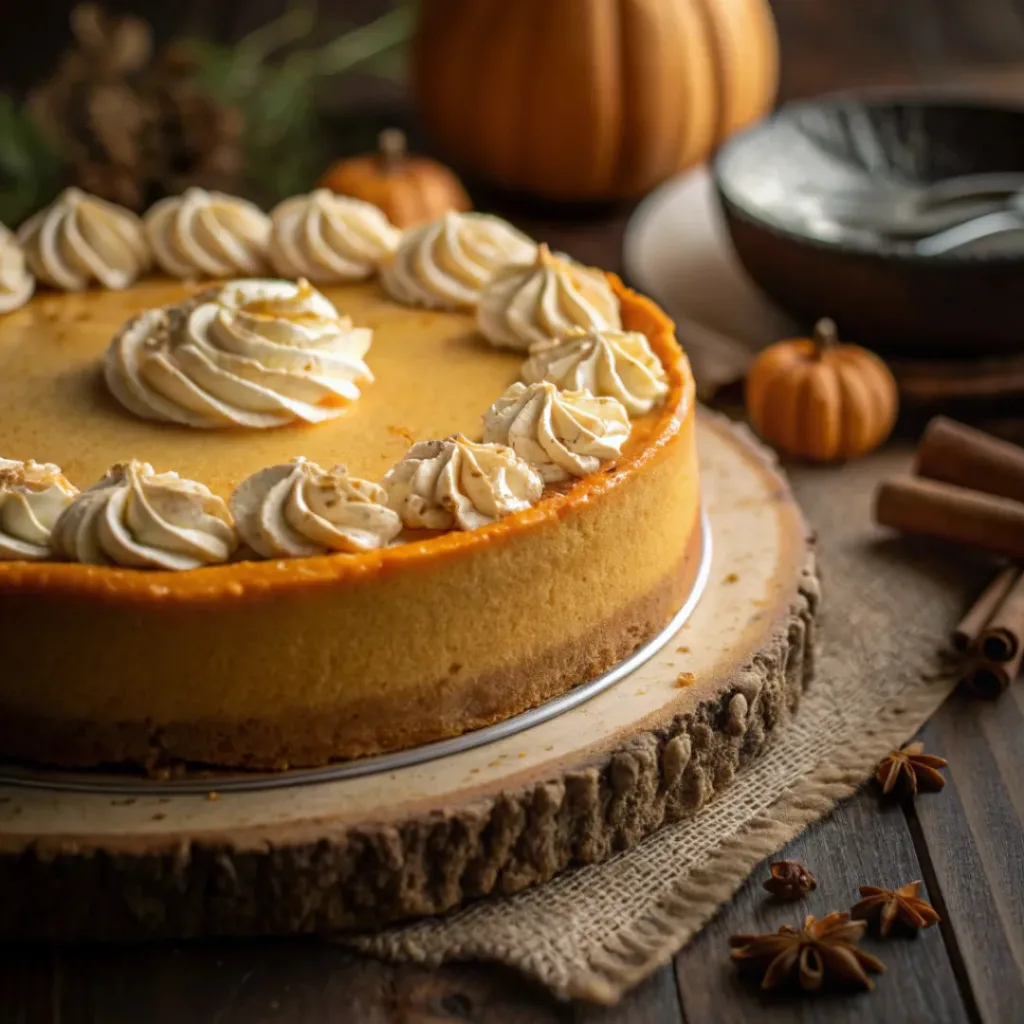 Pumpkin Pie Cheesecake