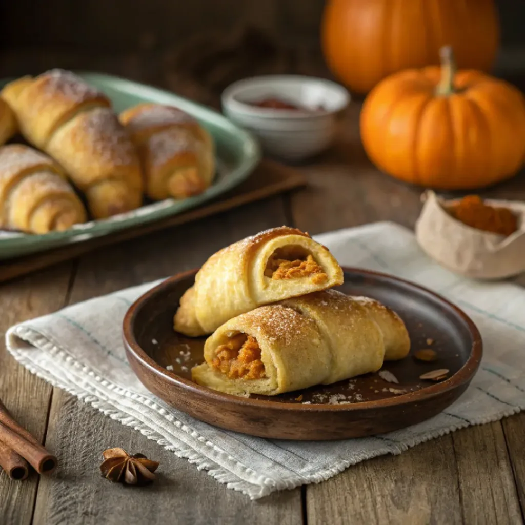 Pumpkin Pie Crescent Rolls