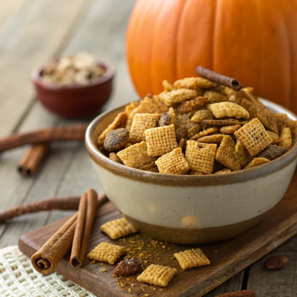Pumpkin Spice Chex Mix