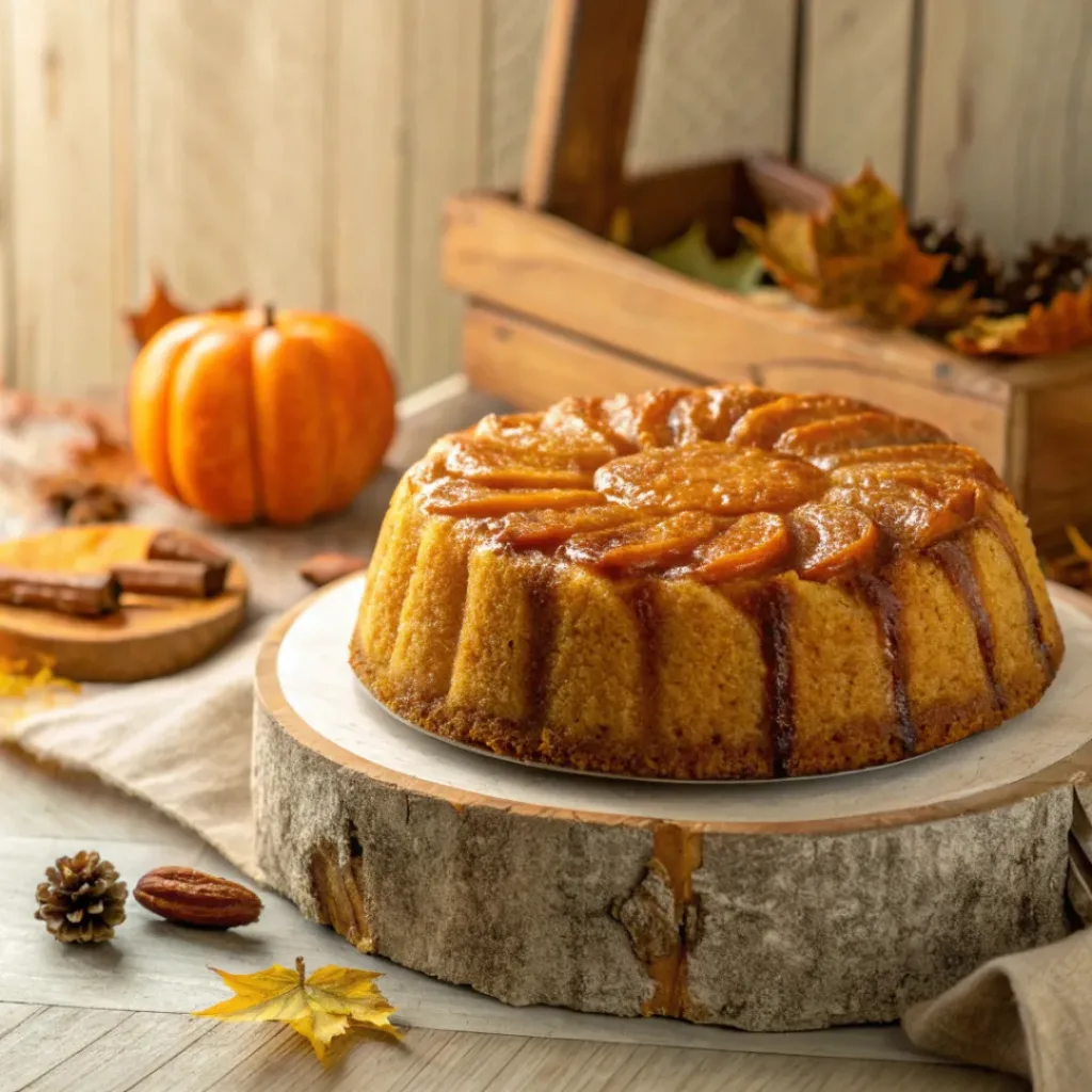 Pumpkin Upside Down Cake