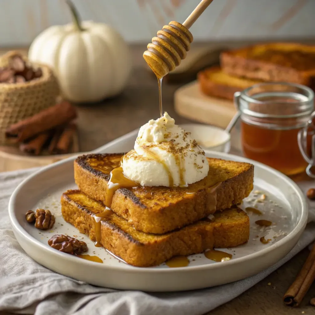 Spiced Pumpkin French Toast