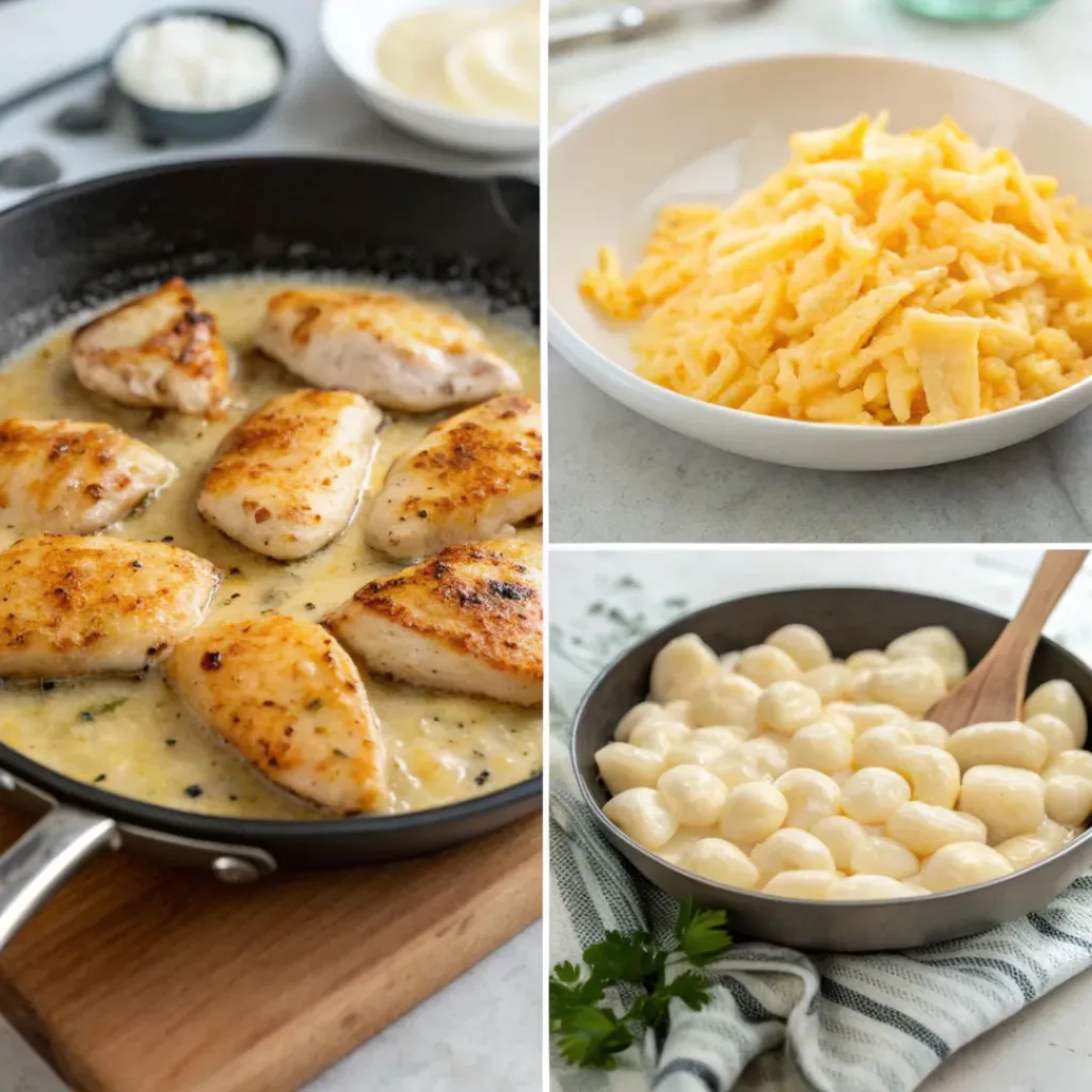 Creamy Crack Chicken Gnocchi – One Skillet Comfort Food 7 Step-by-Step Creamy Crack Chicken Gnocchi