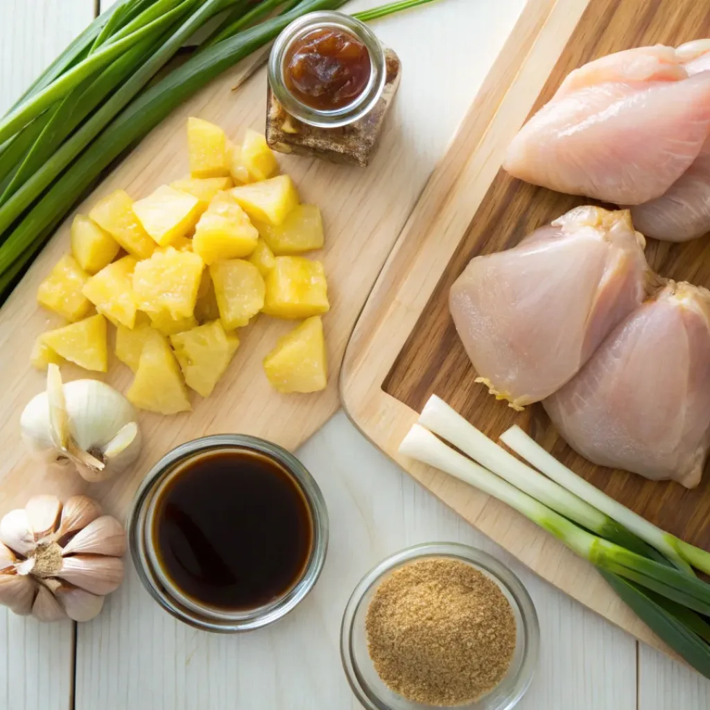 Pineapple Glazed Chicken – Perfect Weeknight Meal 6 Ingredients for sweet and tangy pineapple glazed chicken