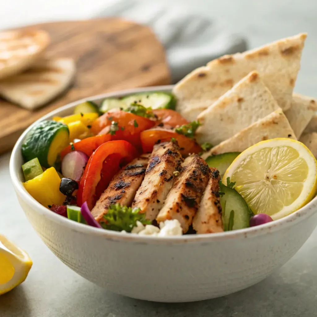 Greek Chicken Bowls for Quick and Healthy Lunch