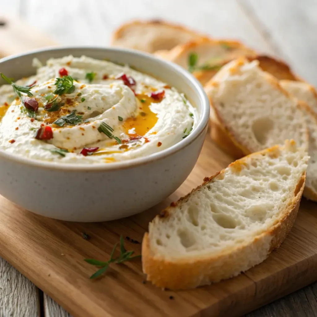 Ricotta Dip with Honey – Sweet and Spicy Appetizer