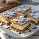 Classic Cannoli Squares on plate