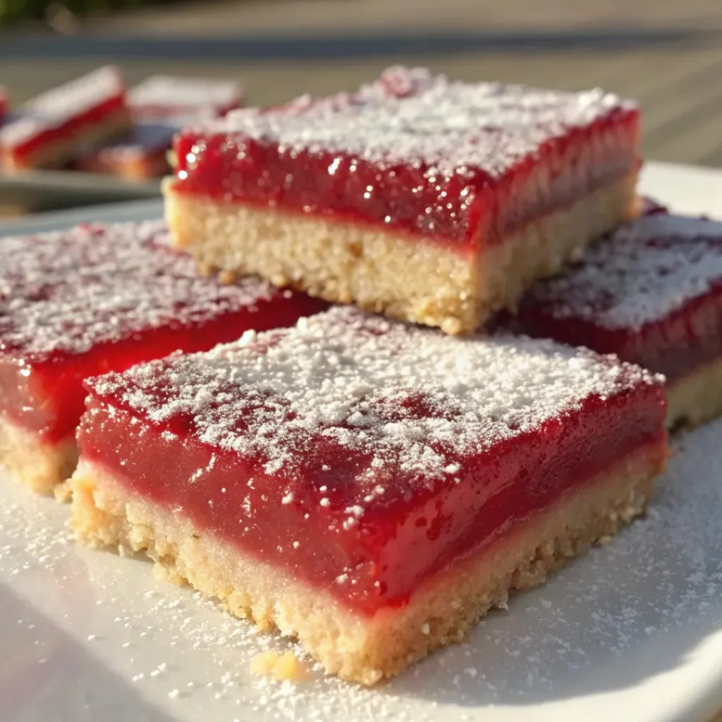 Cranberry Curd Bars – Tangy, Sweet & Buttery Dessert 8 Served Cranberry Curd Bars