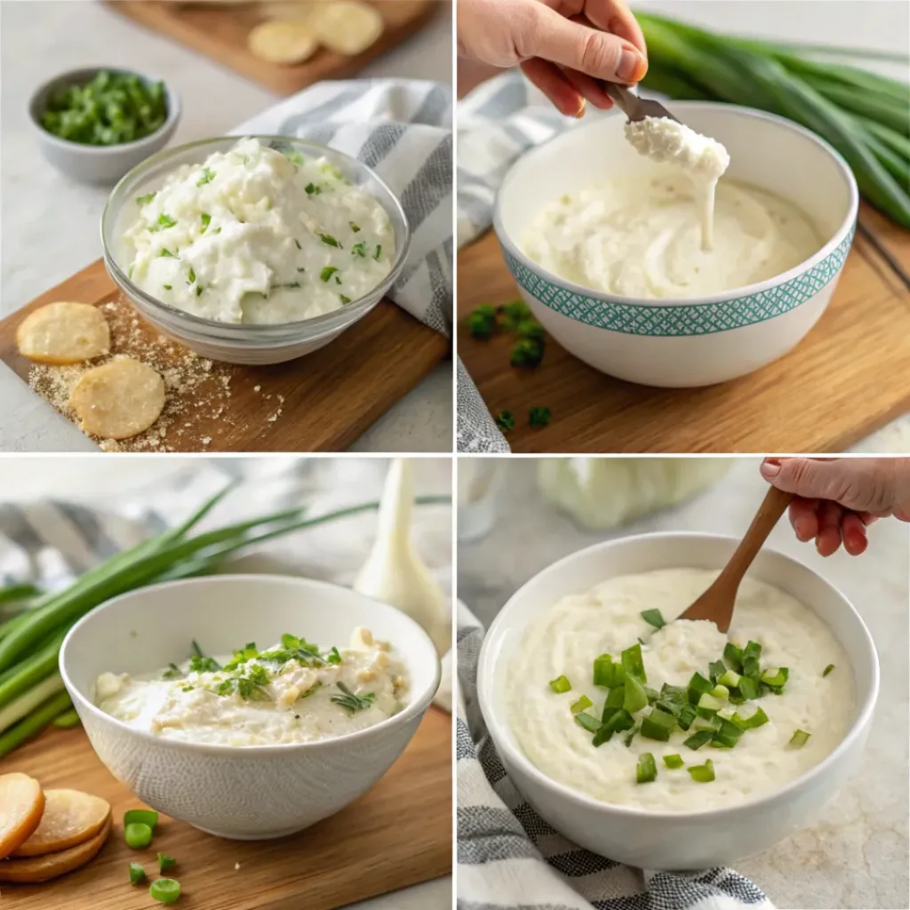 Bagel Dip – Creamy Crowd-Pleaser Appetizer 7 Step-by-step Bagel Dip preparation