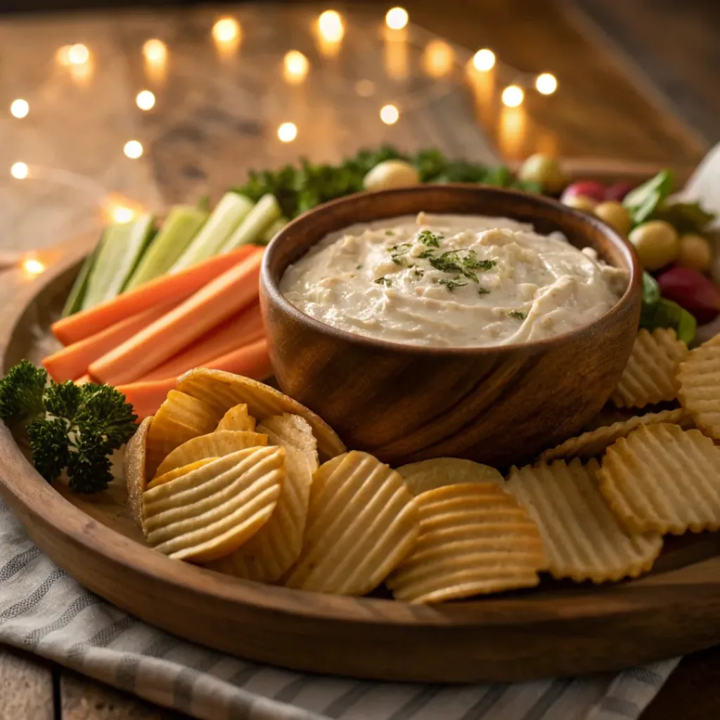 Step-by-step French Onion Dip process