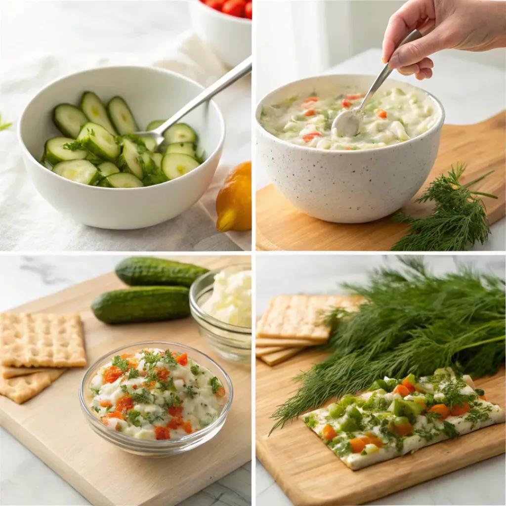Creamy Dill Pickle Dip 7 Step-by-step Dill Pickle Dip
