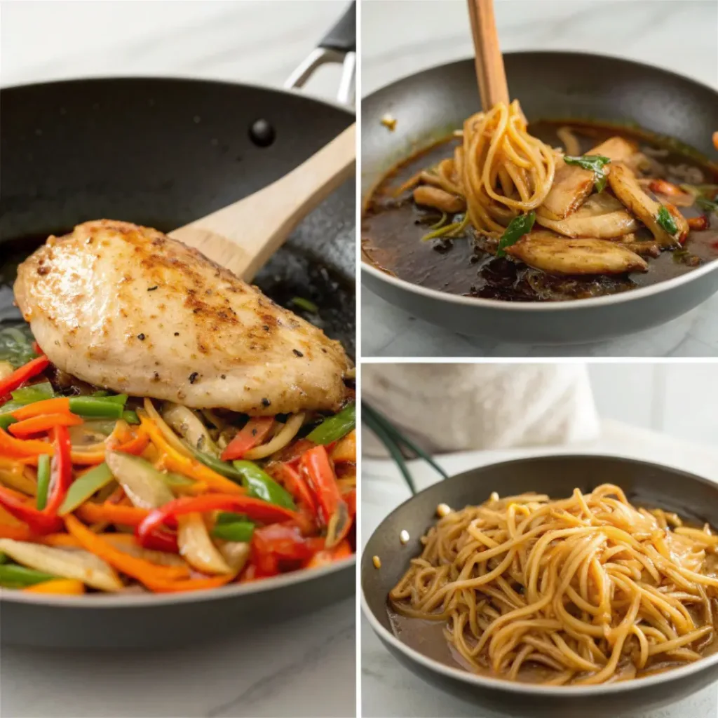 Easy Chicken Lo Mein – Quick, Flavorful Weeknight Dinner 7 Step-by-step Easy Chicken Lo Mein