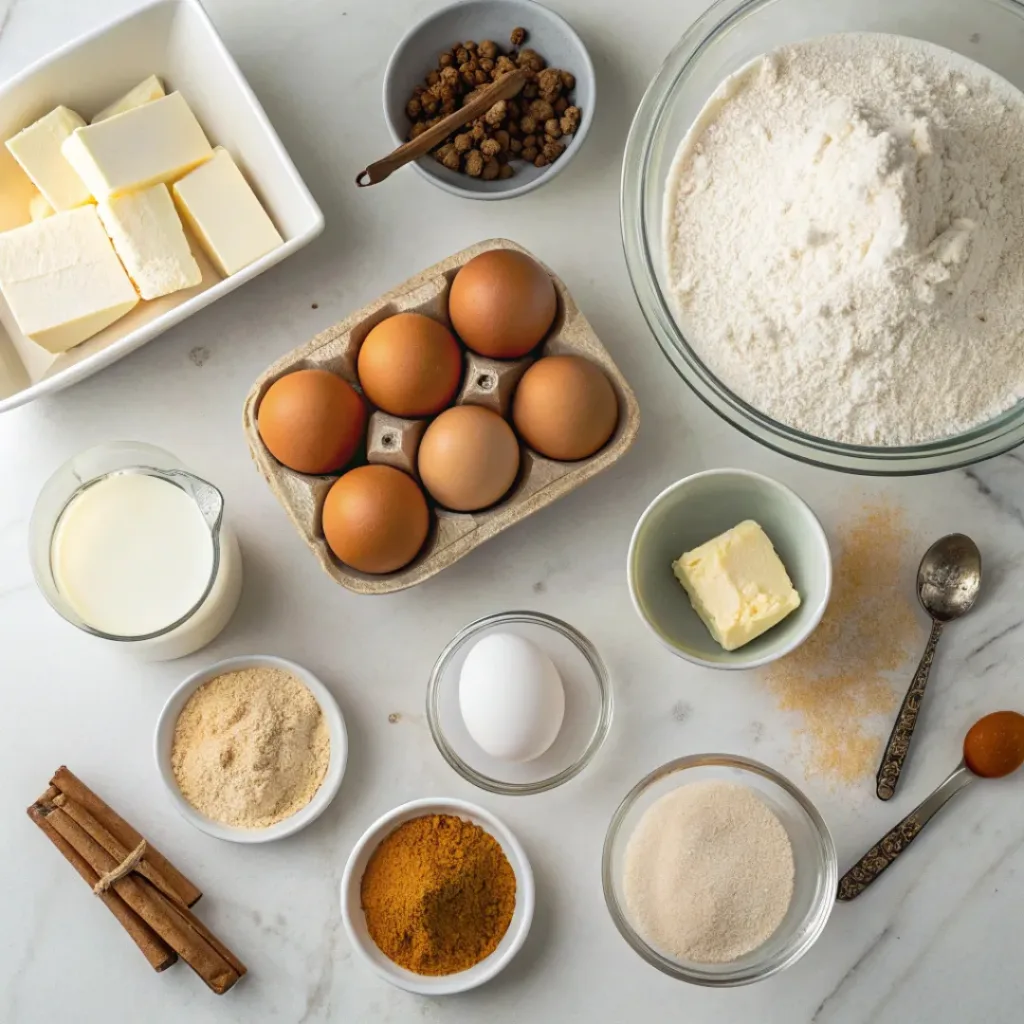 Spiced Eggnog Waffles 6 Eggnog Waffles ingredients