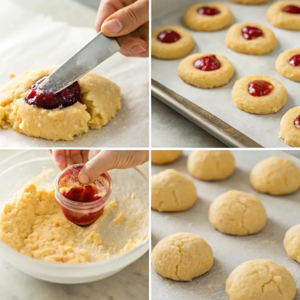 Step-by-step Empire Cookies process