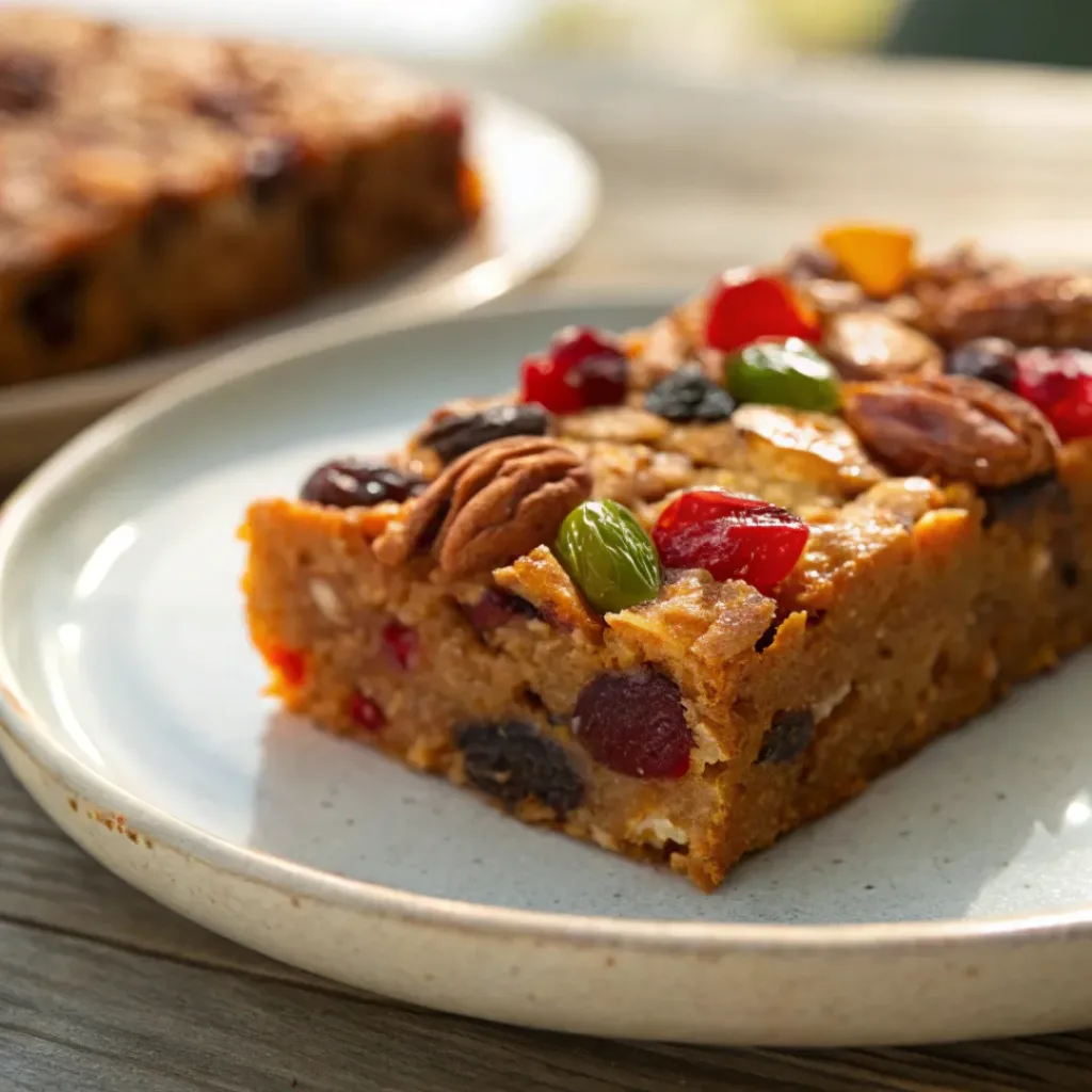 Served Fruitcake Bar