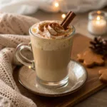 Served Homemade Gingerbread Latte