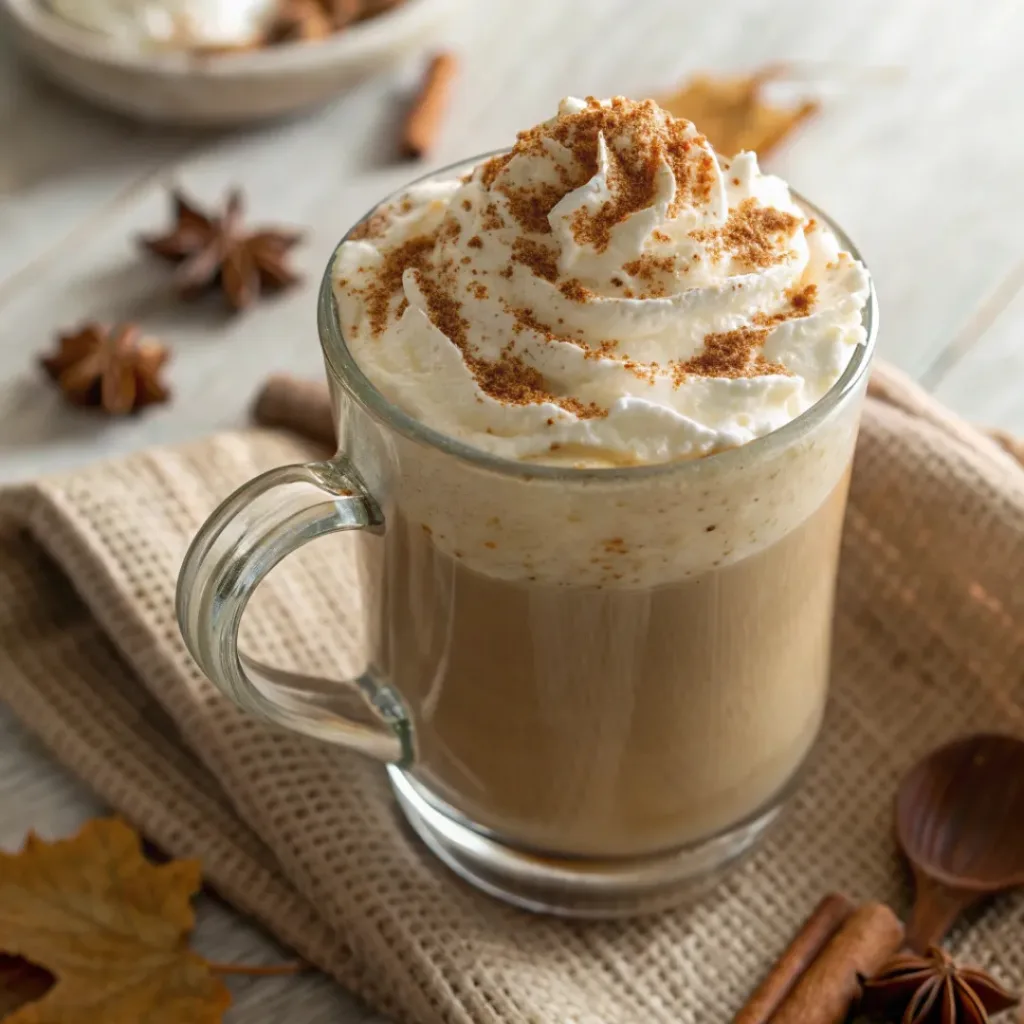 Homemade Gingerbread Latte in mug
