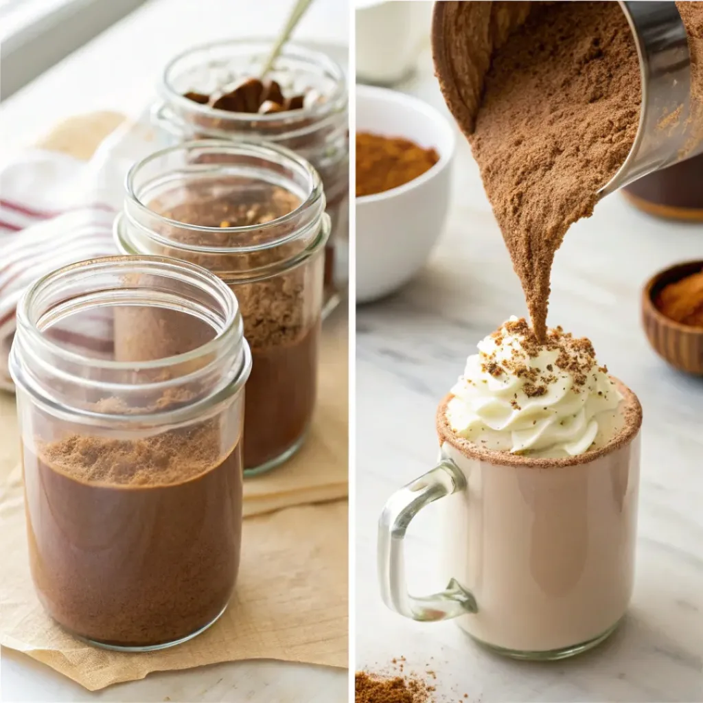 Step-by-step Hot Cacao Mix process