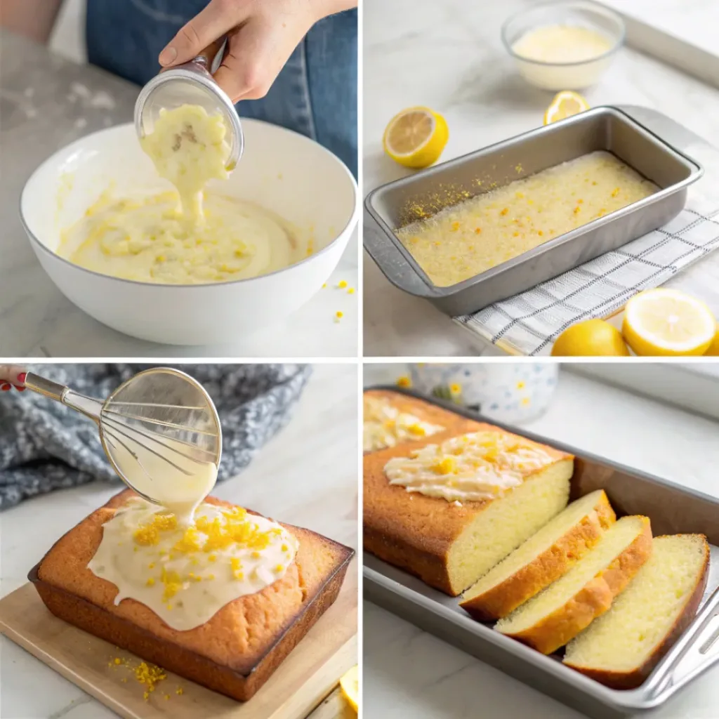 Step-by-step Lemon Loaf