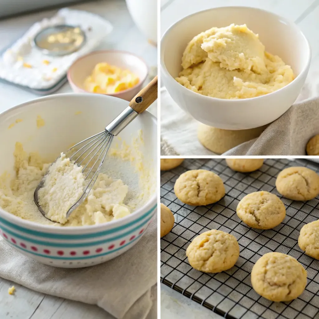 Maple Shortbread Cookies – Buttery, Crisp & Cozy 7 Step-by-step Maple Shortbread Cookies process