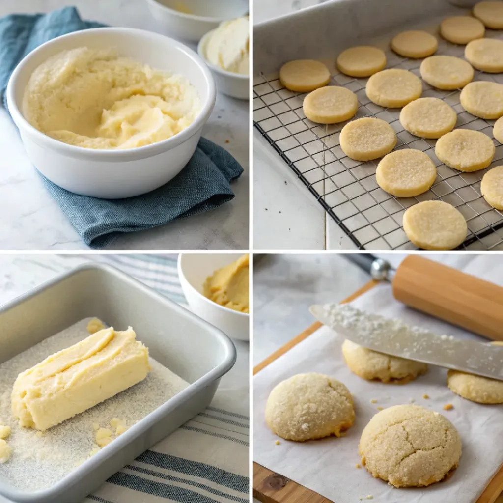 Old‑Fashioned Brown Sugar Icebox – Classic & Chewy Cookies 7 Old-Fashioned Brown Sugar Icebox Cookies ingredients flat lay