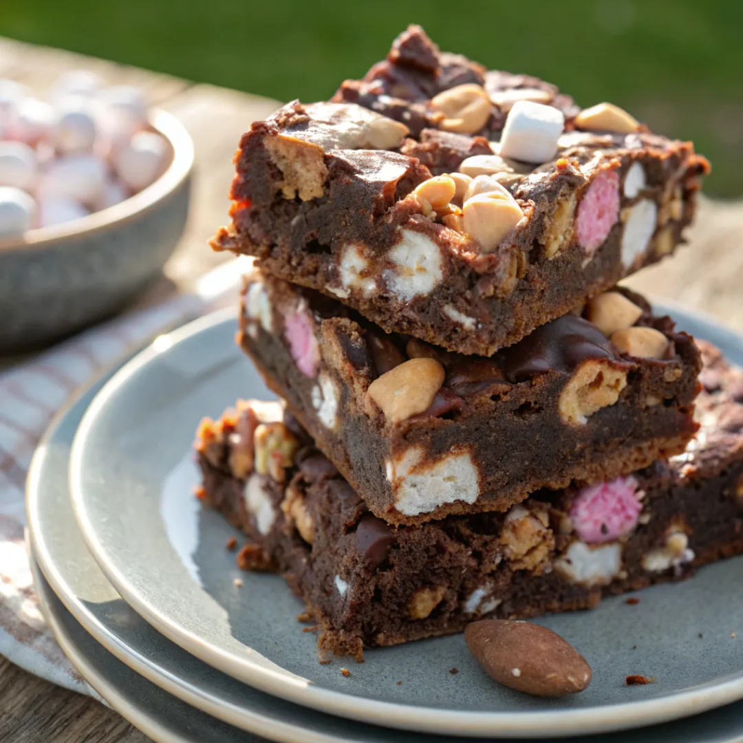 Served Rocky Road Bars