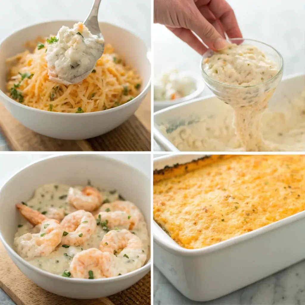 Step-by-step Creamy Shrimp and Crab Dip process