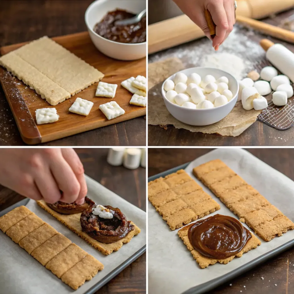 Gooey S’mores Roll-Ups 7 S’mores Roll-Ups Step-by-Step