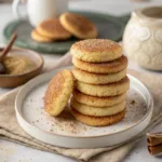 Traditional Bizcochito cookies sprinkled with cinnamon sugar