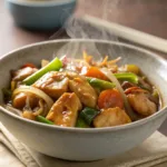 Classic Chop Suey Served