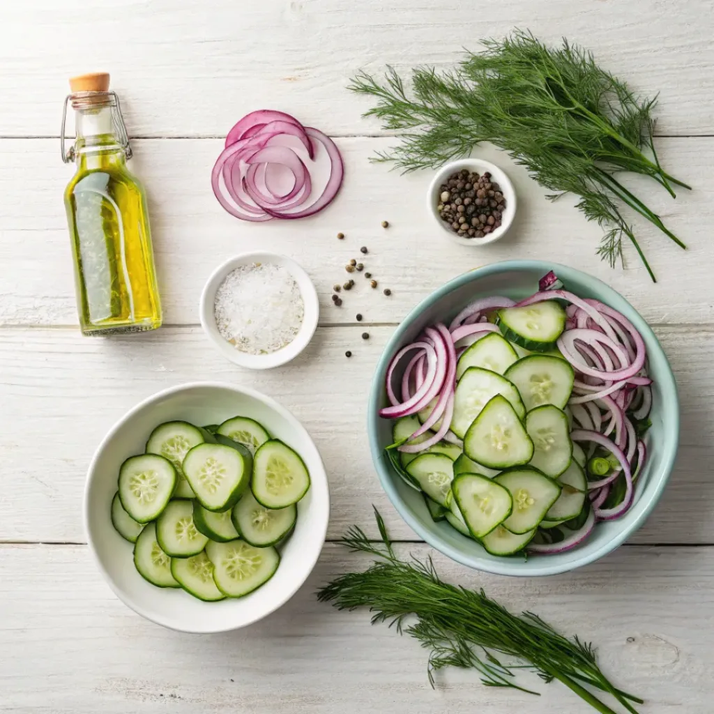 Cucumber Salad Ingredients