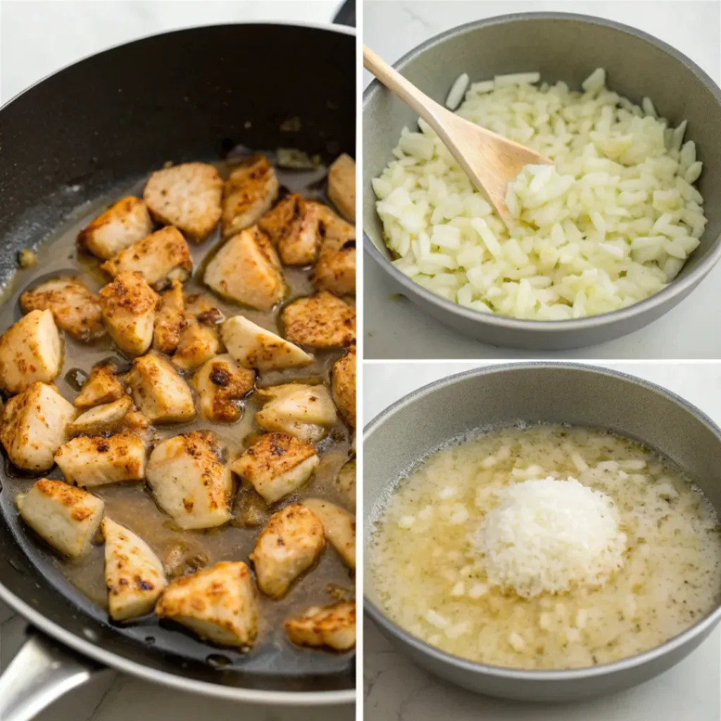 How to Make One Pot Creamy Chicken and Rice
