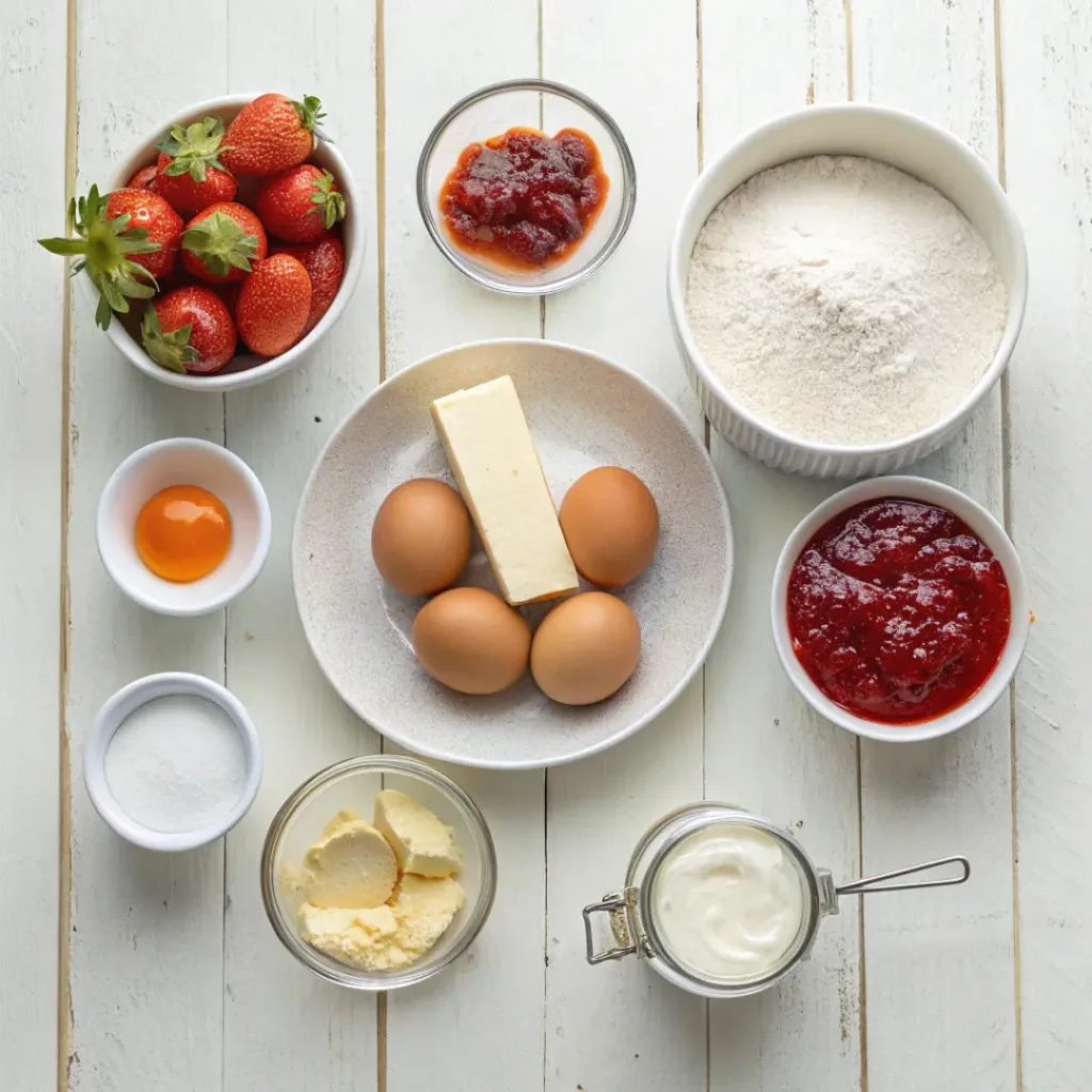 Classic Victoria Sponge Cake 6 Ingredients for Victoria Sponge Cake