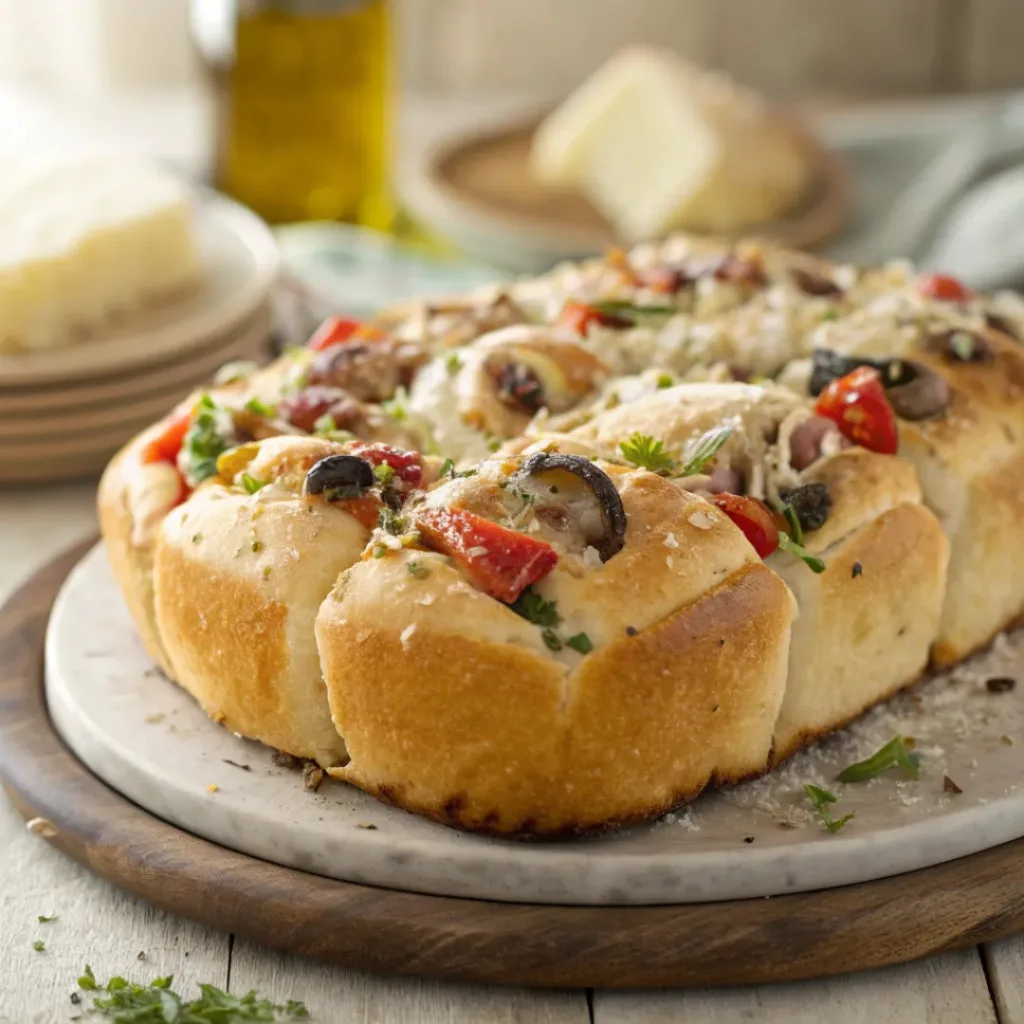 Pizza Bread – Cheesy, Savory Pull-Apart Bread