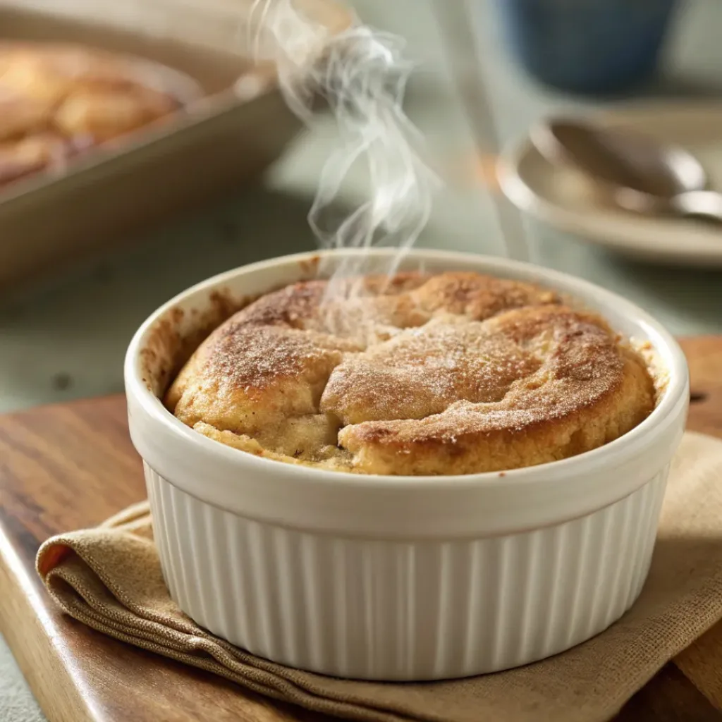 Snickerdoodle cobbler with cinnamon sugar topping