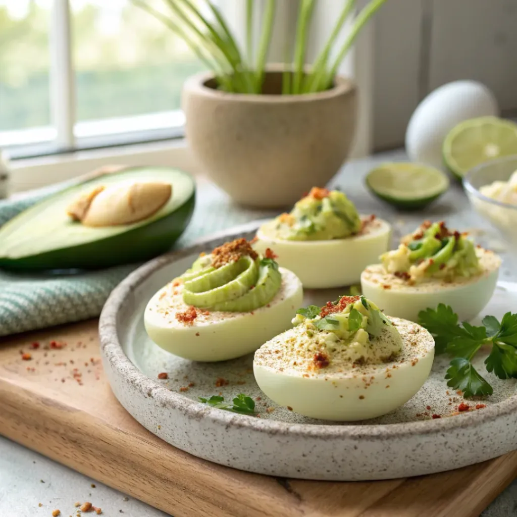 Avocado Deviled Eggs – Creamy & Healthy