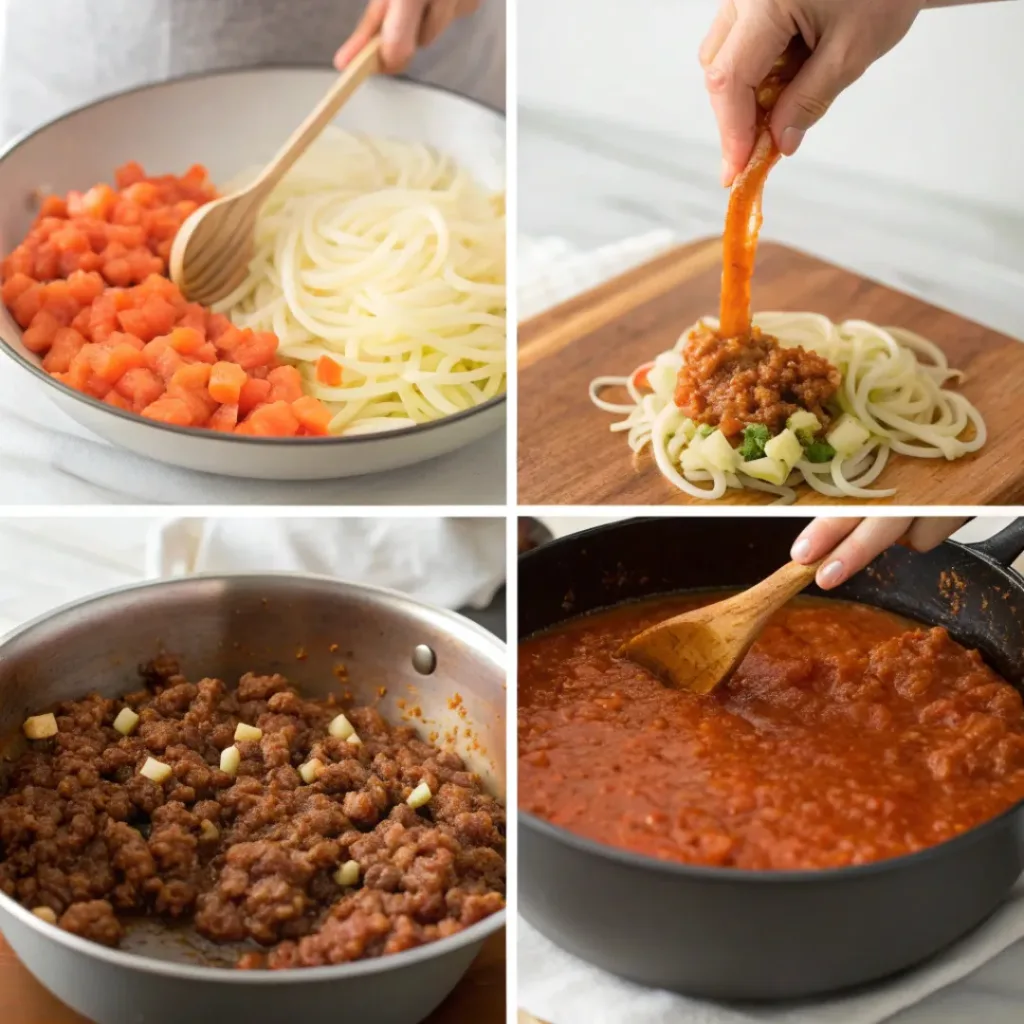 Classic Spaghetti Bolognese Step-by-Step