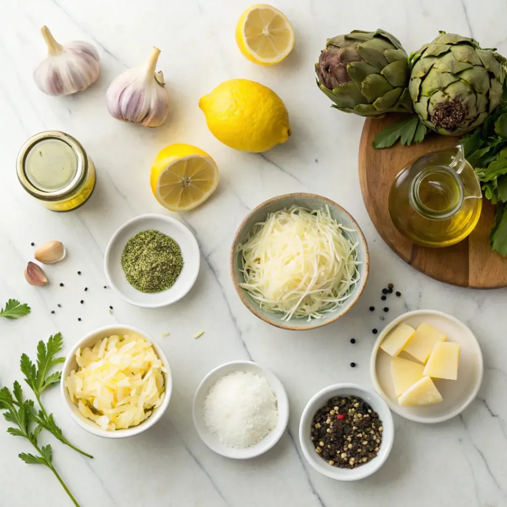 Lemon Artichoke Dip – Creamy, Bright & Crowd-Pleasing 6 Artichoke hearts, cream cheese, lemon, garlic, and parmesan