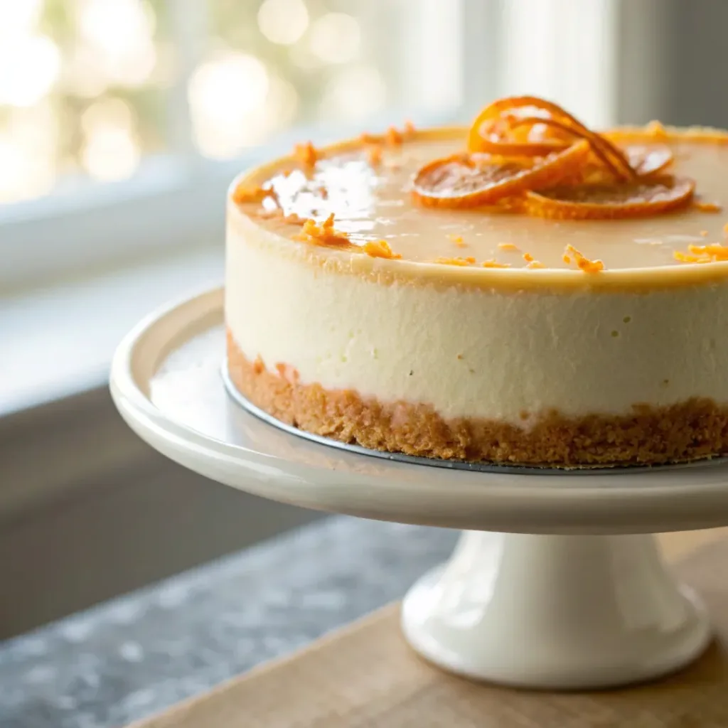 Orange Cheesecake – Creamy, Citrusy & Decadent