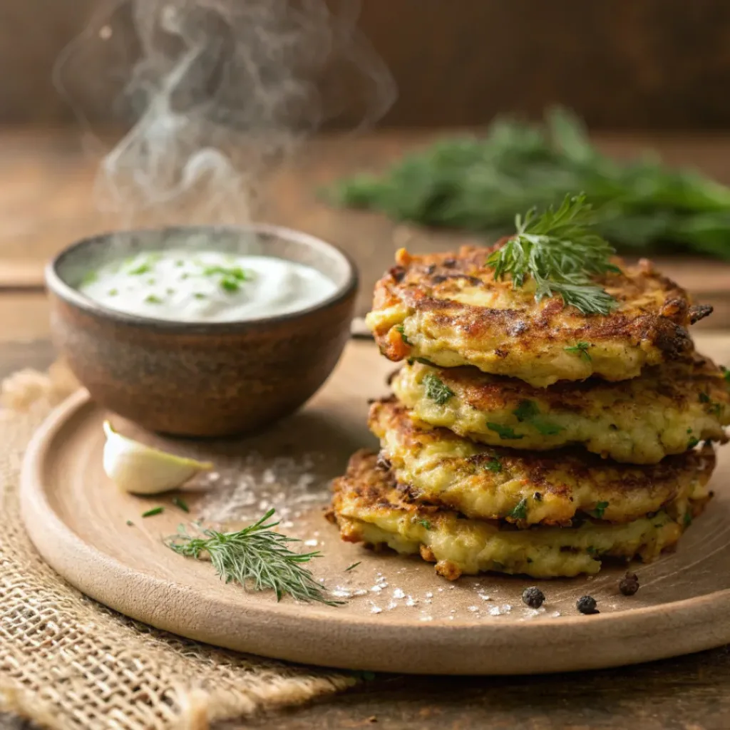 Crispy Zucchini Fritters – Golden, Crunchy & Easy Skillet Recipe