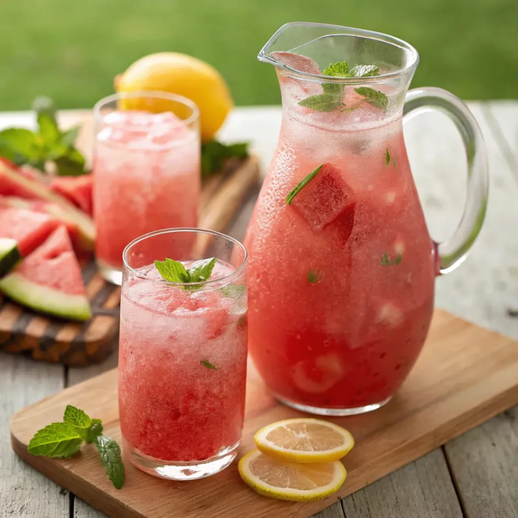 Fresh Watermelon Lemonade – Sweet, Hydrating & Ultra Refreshing Summer Drink