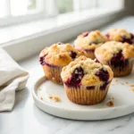 black raspberry muffins recipe easy fluffy homemade